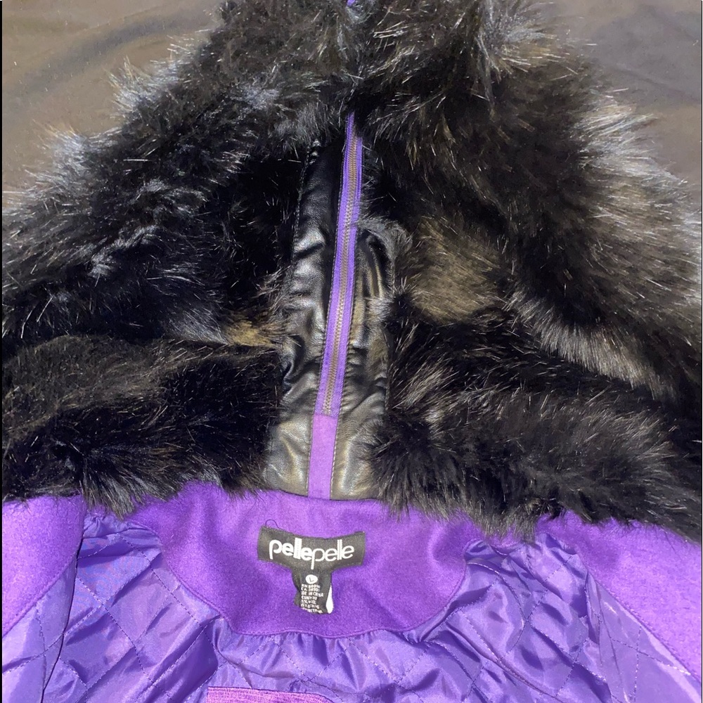 Pelle Pelle Coat With Fur Hood